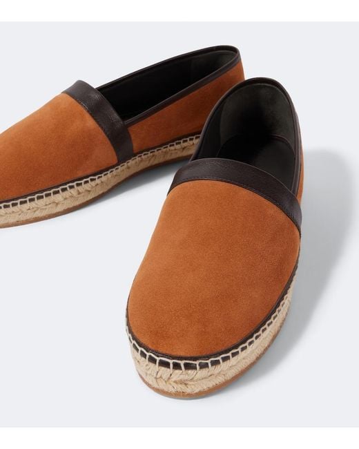 Manolo Blahnik Brown Nerano Suede Espadrilles for men