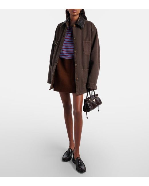 Borsa Bonnie Mini di Prada in Brown