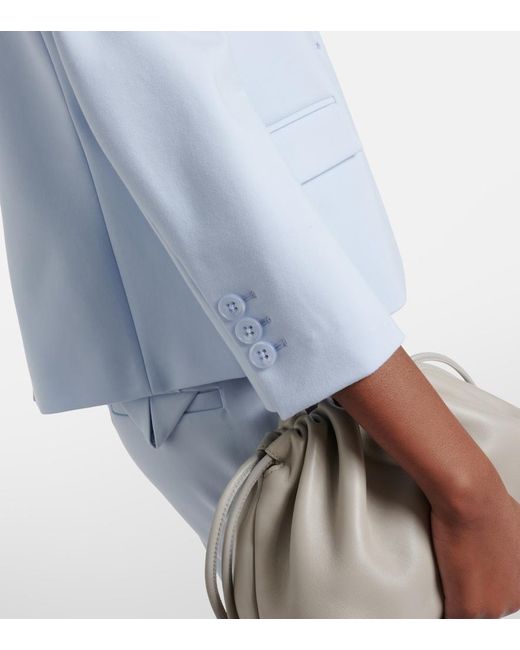 Dorothee Schumacher Blue Emotional Essence Cropped Blazer