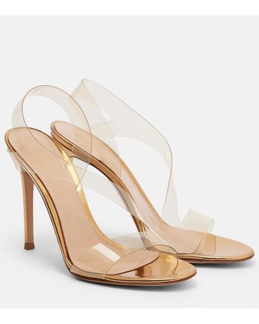Gianvito Rossi Natural Metropolis Tpu Sandals
