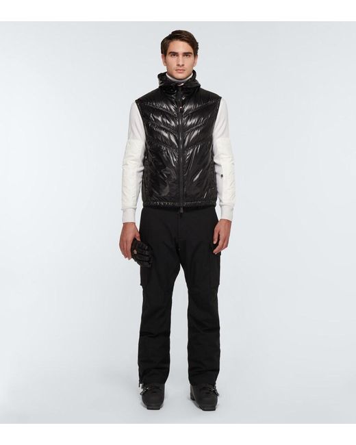 Moncler Black Salantin Technical Vest for men