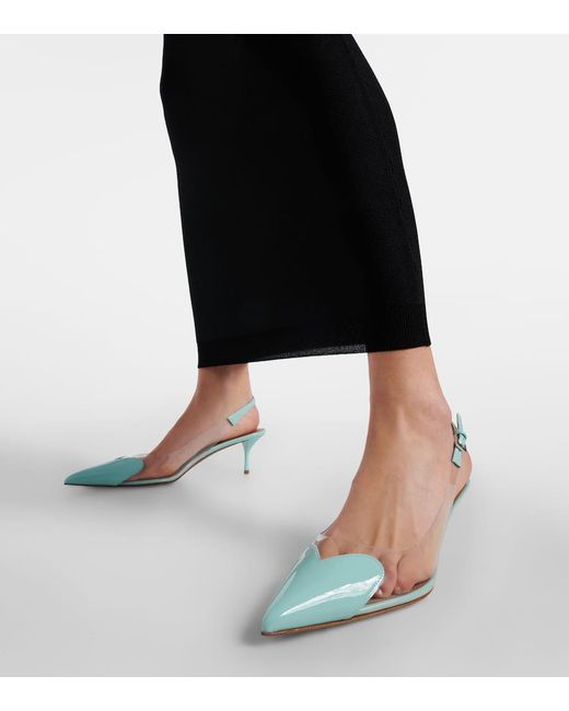 Escarpins Le Cour En Cuir Verni Alaïa en coloris White