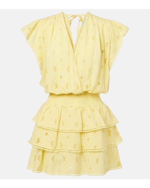 Miniabito Jess di Melissa Odabash in Yellow