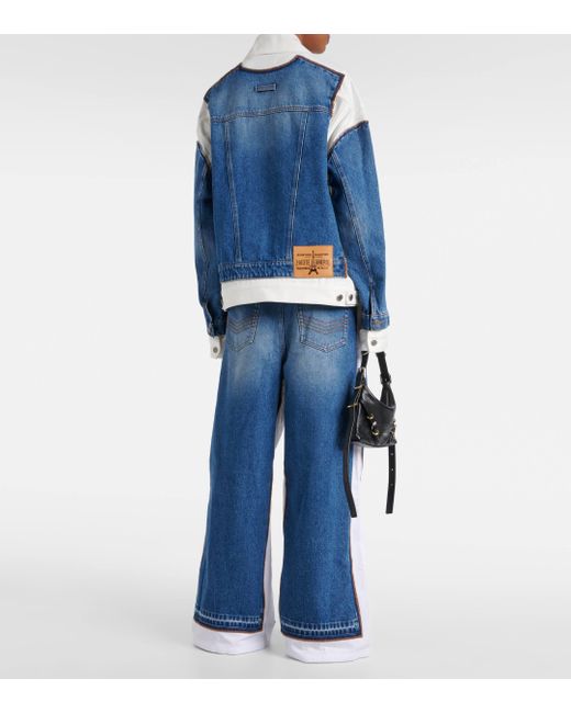 Veste en jean Jean Paul Gaultier en coloris Blue