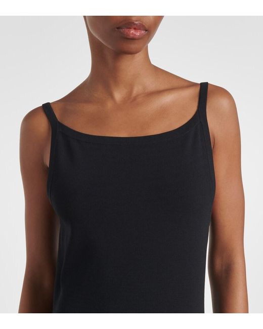 Joseph Black Sleeveless Maxi Dress
