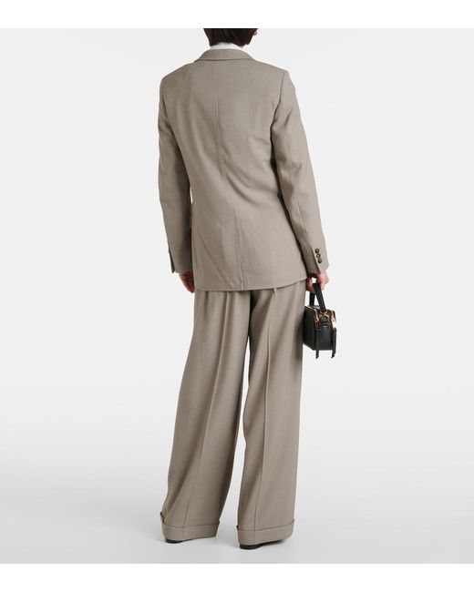 Tod's Gray Single-Breasted Blazer