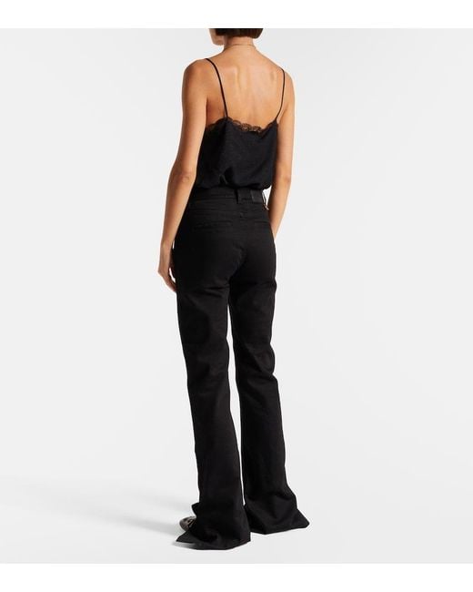 Chloé Black High-Rise Slim Jeans