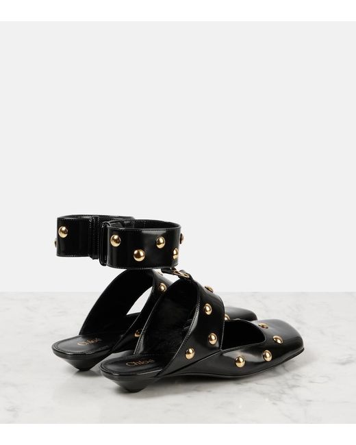 Chloé Black Sandalo "Jade"