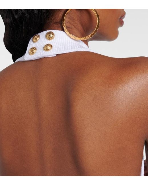 Top Balmain en coloris White