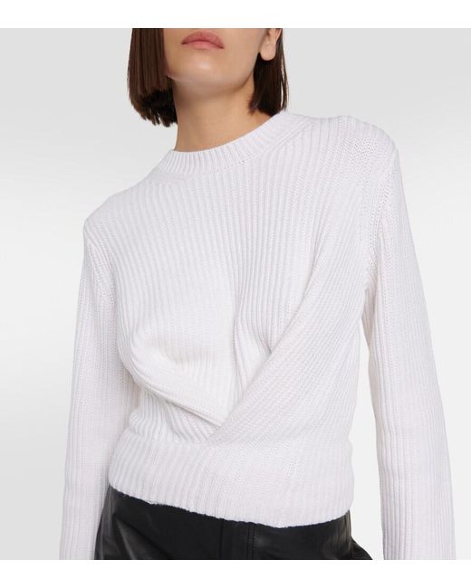 Proenza Schouler White Label Cotton And Cashmere Sweater