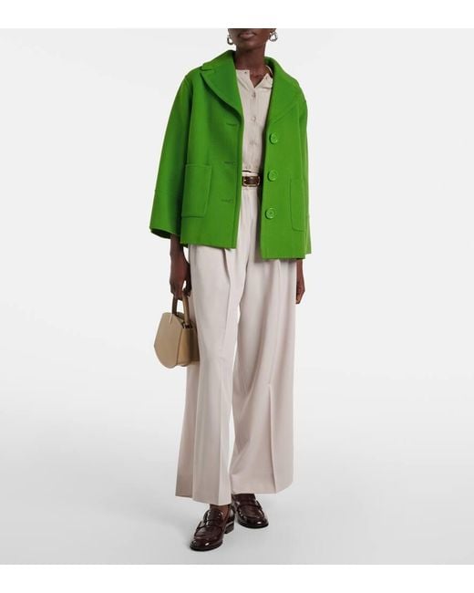 Giacca Windsor di Max Mara in Green