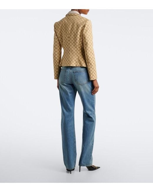 Gucci Blue Faded Straight Jeans
