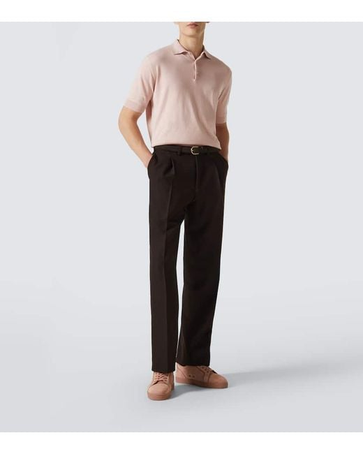 Christian Louboutin Sneakers Louis Junior Aus Leder in Pink für Herren