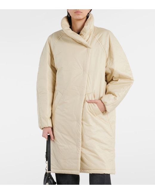 Isabel Marant Natural Dakota Cotton-Blend Coat