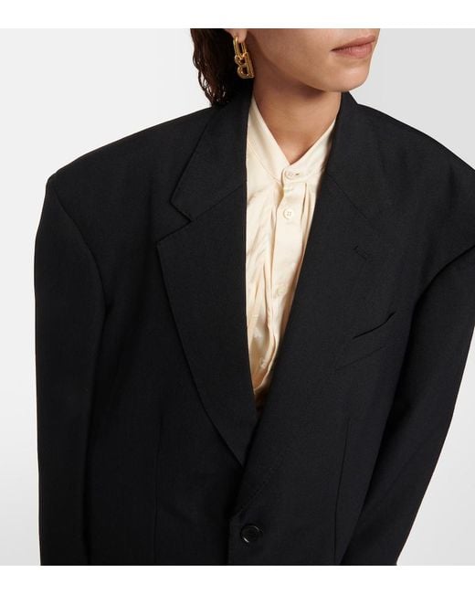 Balenciaga Black Wool Blazer