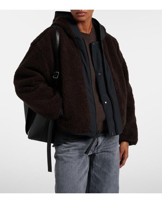 Canada Goose Black Alberni Reversible Teddy Jacket