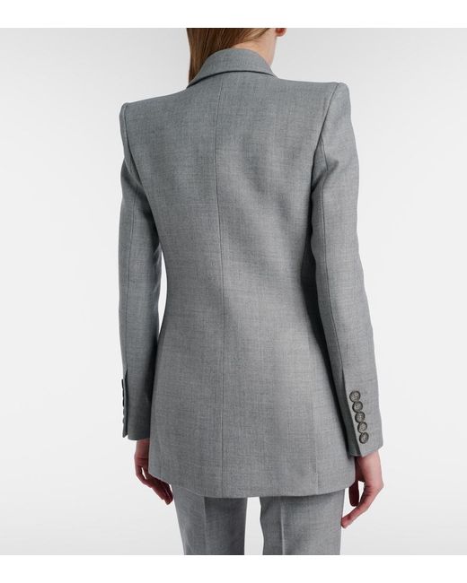 Alex Perry Gray Single-Breasted Blazer