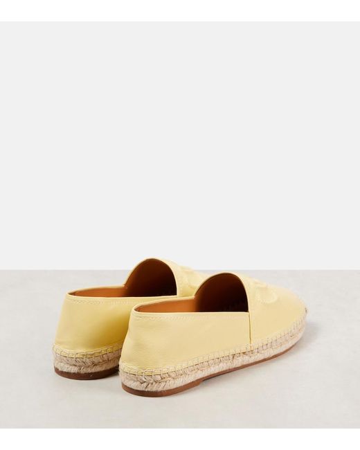 Chloé Natural Isla Leather Espadrilles