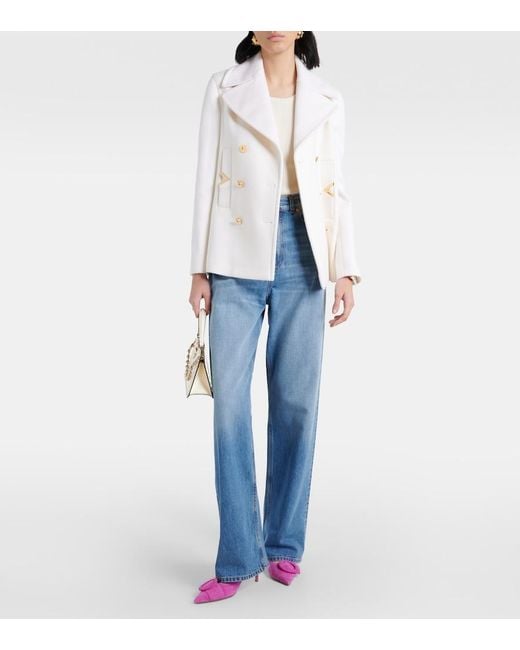 Gianvito Rossi Pink Portofino Suede Mules