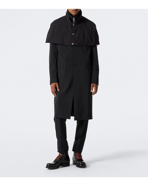 Stivali Stringati di Prada in Black da Uomo