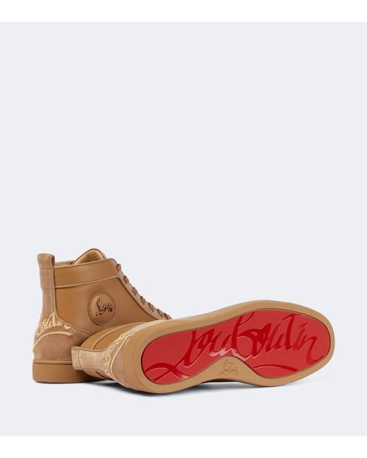 Christian Louboutin Brown Fun Louis Sneakers for men