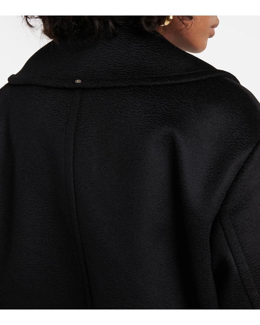 Cappotto Martora in lana di Sportmax in Black