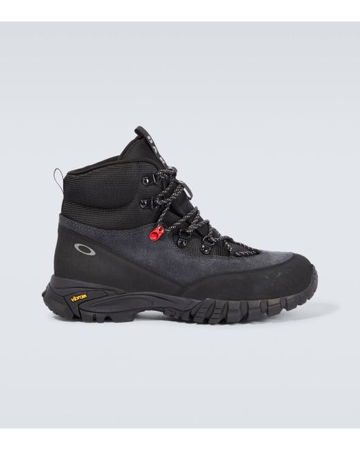 Oakley Black Vertex Suede Hiking Boots for men