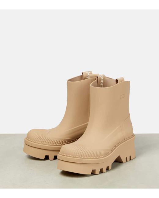 Bottines Raina Chloé en coloris Natural