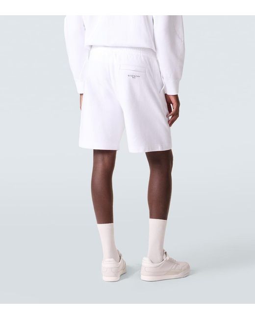 Bermudas Couture Seam De Algodon Givenchy de hombre de color White