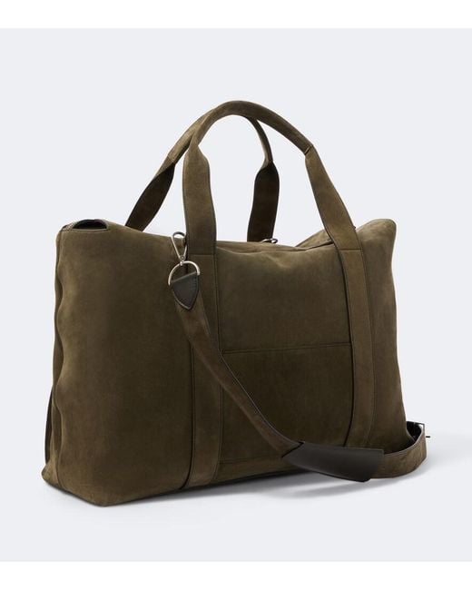 Metier Green Racer 53 Suede Duffel Bag for men