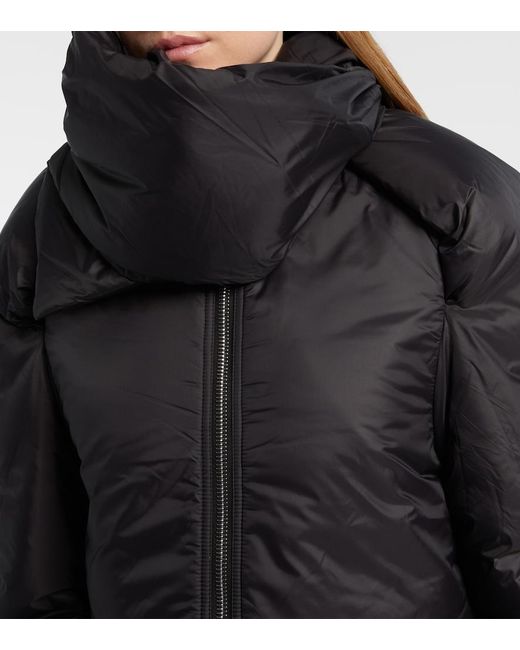 Rick Owens Black Convertible Puffer Jacket