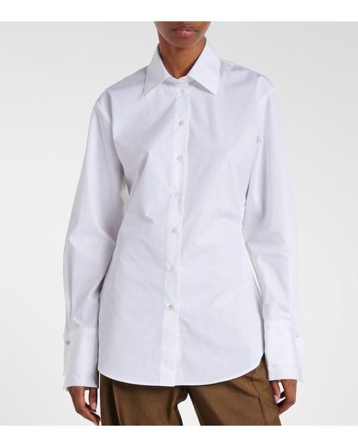 Camicia di Rohe in White