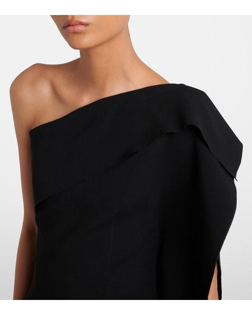 FFORME Black Lavinia One-Shoulder Top