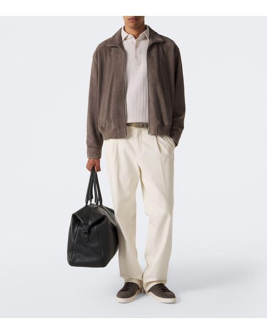 Tod's Brown Suede Sneakers for men