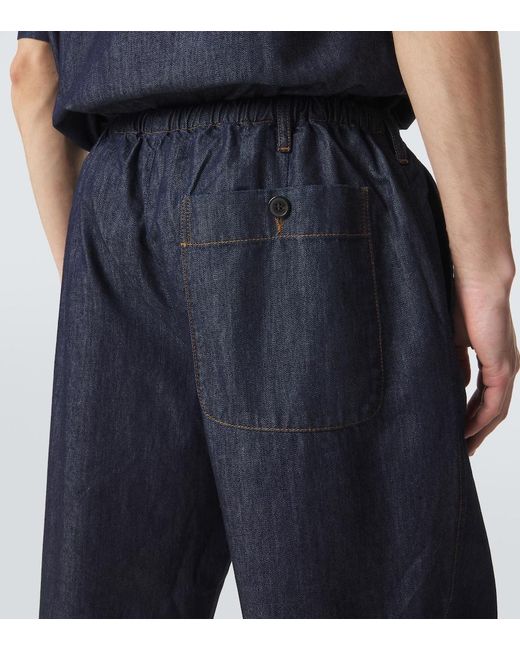 Dries Van Noten Blue Straight Jeans for men