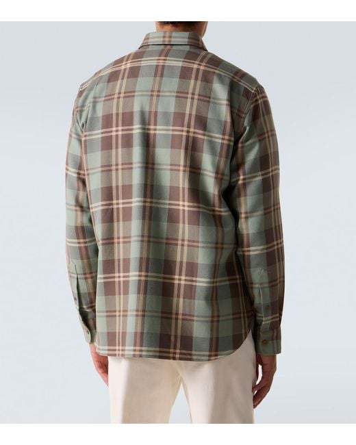 Ralph Lauren Gray Checked Cotton Shirt for men