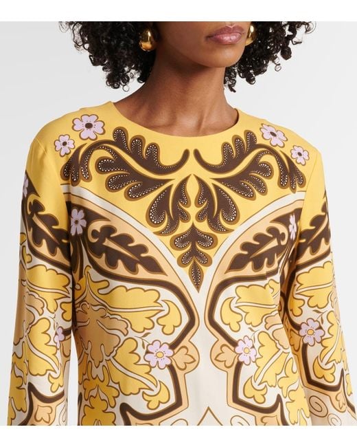 LaDoubleJ Natural Supremes Printed Minidress