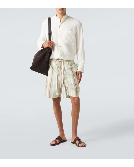 Camisa Commas de hombre de color White