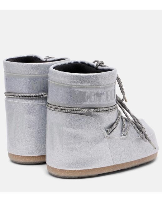 Moon Boot Metallic Icon Low Glitter Snow Boots
