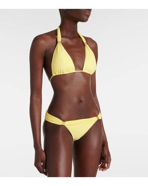 Melissa Odabash Yellow Grenada Bikini Bottoms