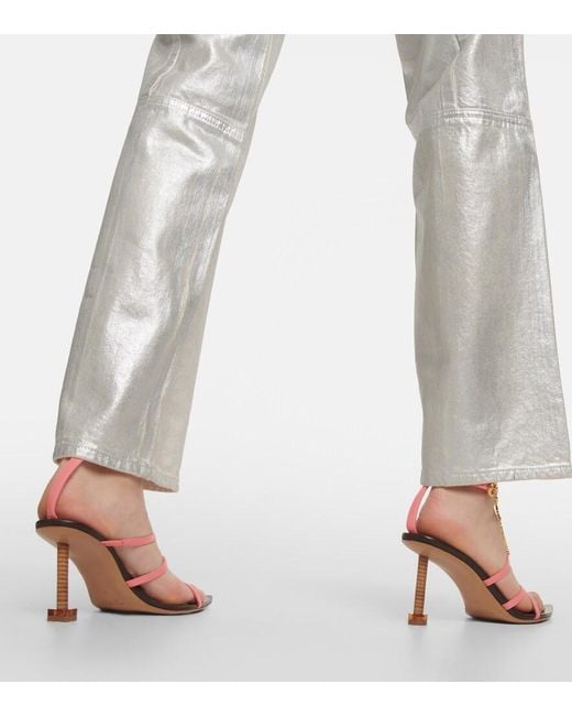Jacquemus Green Les Sandales Pralu Hautes Pumps