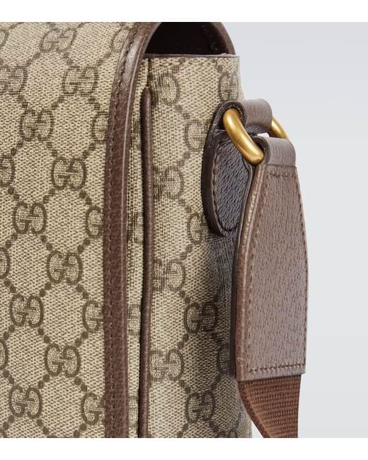 Gucci Medium Ophidia Messenger Bag in Gray für Herren