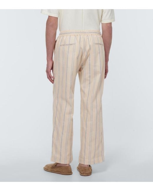 Commas Natural Floral Jacquard Pants for men