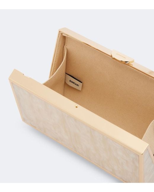 Jonathan Simkhai Natural Maddox Small Clutch