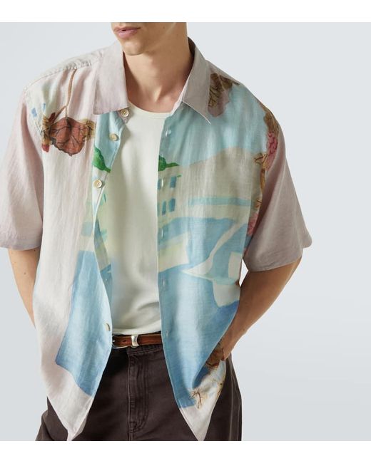 Camicia Bowling Beyond di Our Legacy in Blue da Uomo