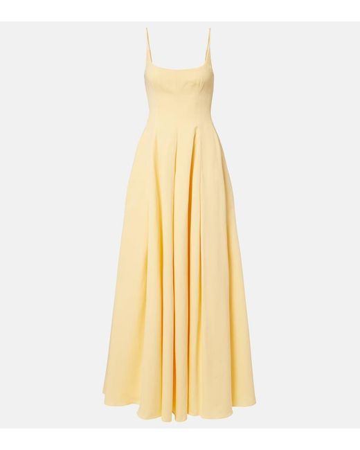 Staud Metallic Joy Cotton-Blend Gown