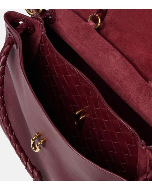 Bottega Veneta Red Ciao Ciao Medium Leather Tote Bag