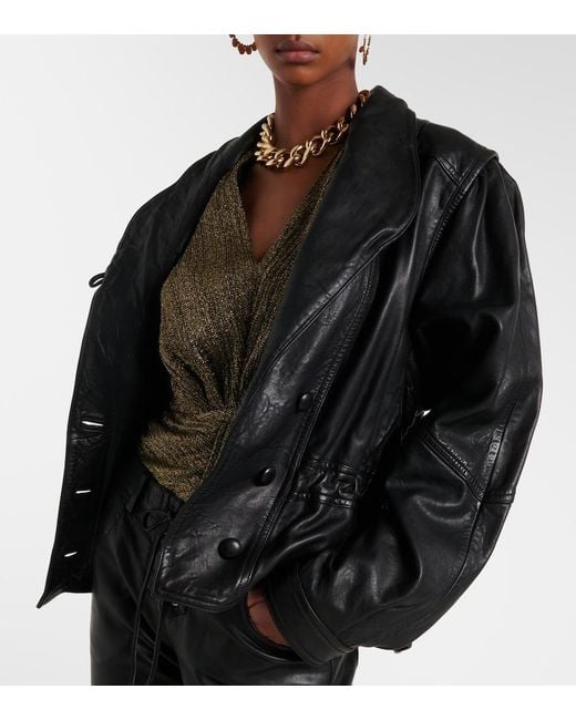 Isabel Marant Black Leather Jacket