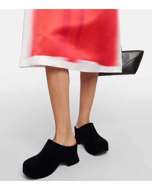 VIP価格.LOEWE SANDALO TERRA FOAM IN GOMMA Loewe Terra Foam Clogs in Black | Lyst