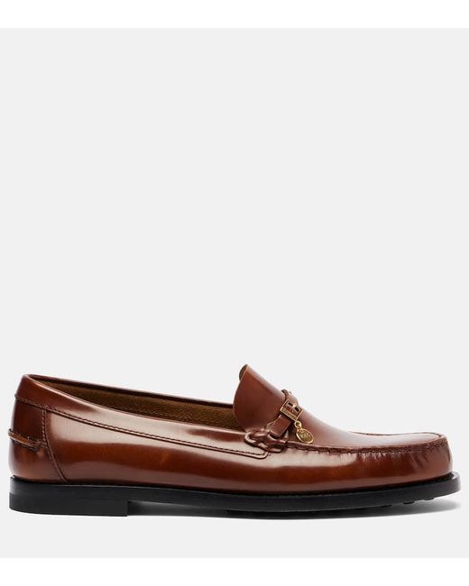 Tod's Brown Loafers Aus Leder